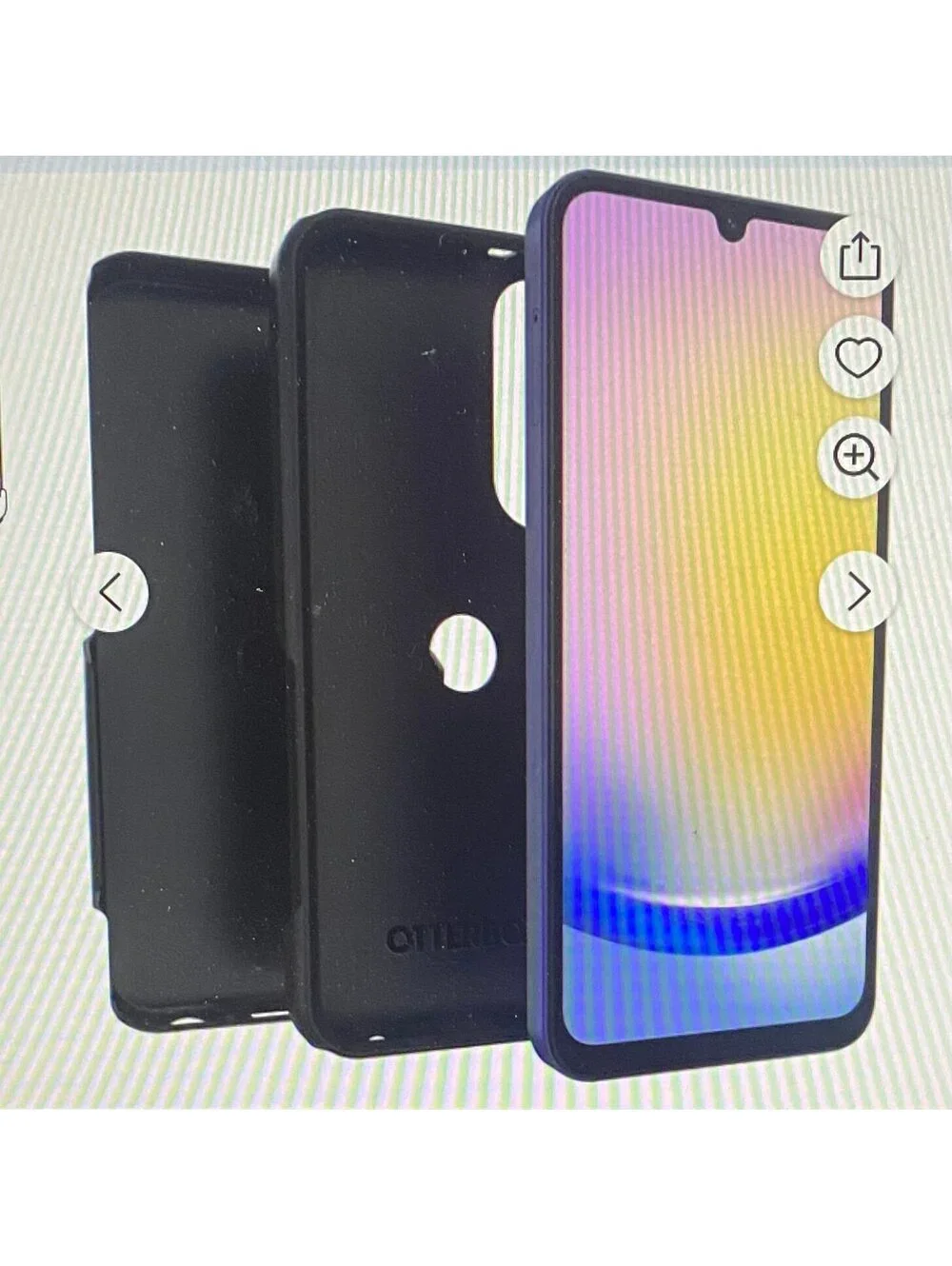 OtterBox Commuter Series Lite Slim Case for Samsung Galaxy A25 5G Black